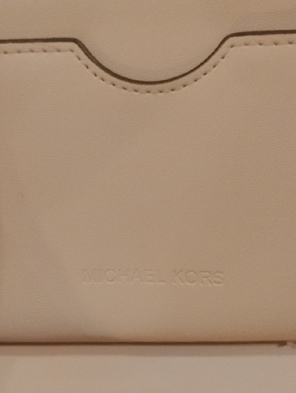 Michael Kors Signature Zip Wallet - Light Blush Pink with Gold Hardware - Picture 5 of 9